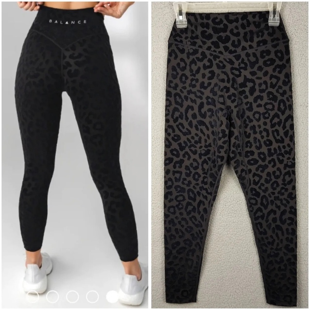 Balance/Vitality Kingdom Lux Black Leopard print Legging